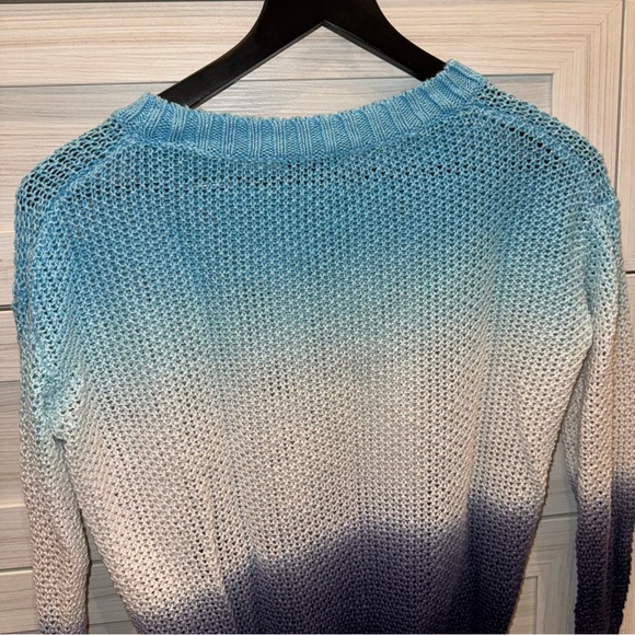 J.Crew Dip-dyed ombré beach sweater-AM099-linen-MONACO BLUE RAW INDIGO X… - Picture 8 of 9